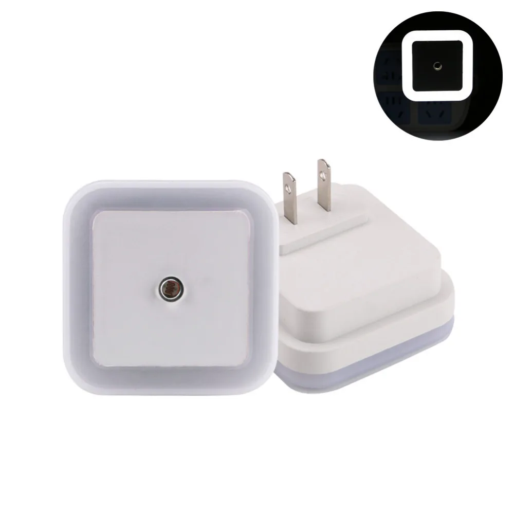 
US EU LED Mini Night Light Automatic Light Sensor Control Baby Bedroom Lamp AC110-220V LED Night Light Bedside Lamp For Baby 