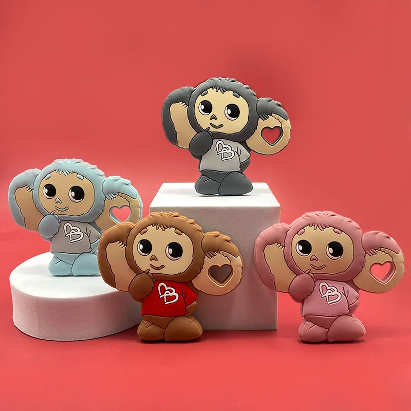 BPA Free Rodent Teeth Necklace Food Grade Chew Baby Toys Teether Set