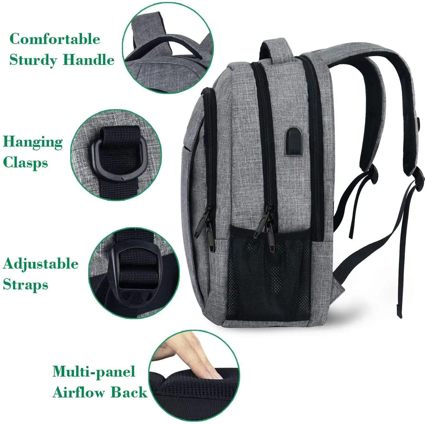 Free Sample Trolly Backpack Bag Computer Locking Computer Backpack 17 Leather Sleeve Case Laptop Bag With Stand And Mouse