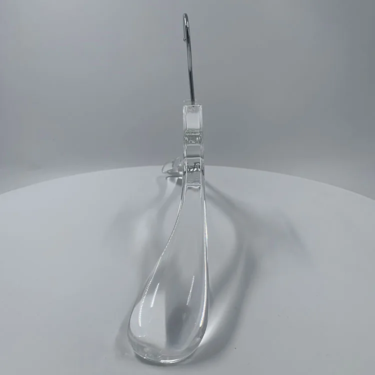 Hotel Bedroom Transparent Acrylic Cloth Hanger  For Dresses Suit