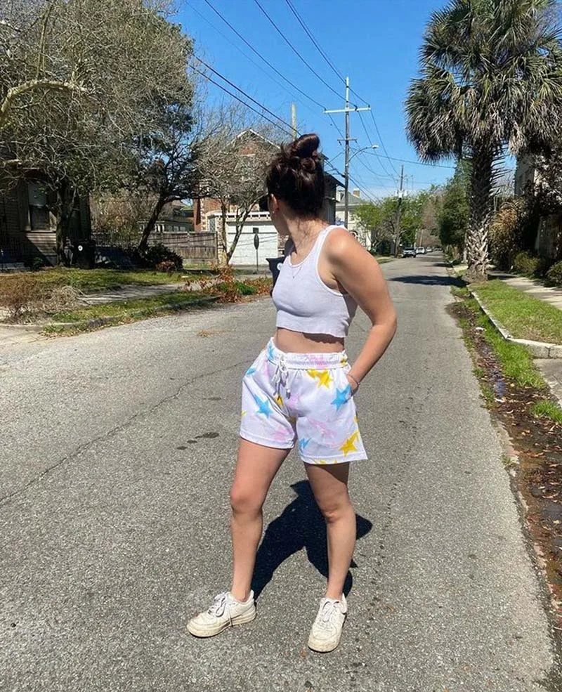 Custom Color Changing Swim Girls Knitted 7 Inseam Full Print Mesh Drawstring Double Layered 100 % Polyester Mesh Shorts