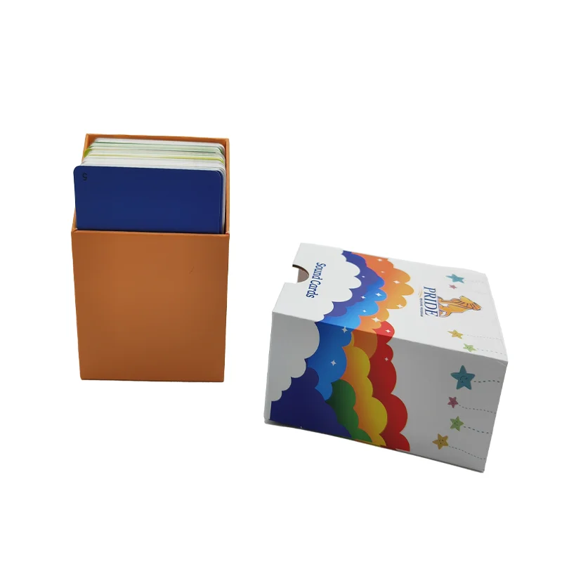 Custom Printing Eco-Friendly Matt Lamination Educational Cloud Abc Letters Alphabet Flash Cards For Toddler