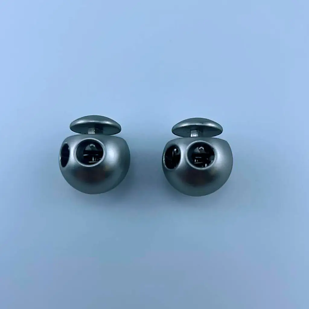 Cord Lock Plastic Rope Cord End & String Car Stopper Buttons Product Category Fancy Zinc Alloy Metal Wholesale 6mm Black