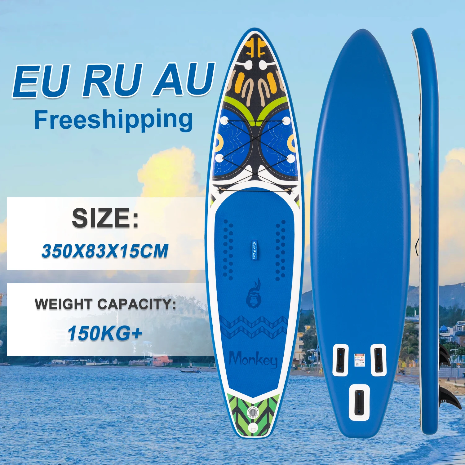 Fly Eagle Factory Direct Good Price Durable Inflatable Stand-Up Paddle Board for Surfing Fishing High Quality Inflatable SUP