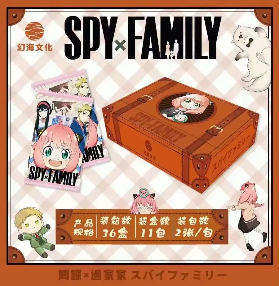Wholesales SPY x Family Collection Cards Creative Classical Mu TCG CCG Card Booster Box Board Game Playing Trading Cards Toys