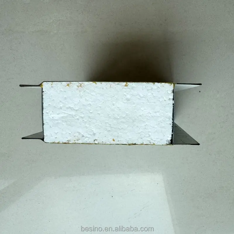 Fireproof Thermal Insulation Eps Sandwich Panel Price Steel Sheet Edged Eps Foam Sandwich Wall&Roof Roof Wall Eps Sandwich Panel