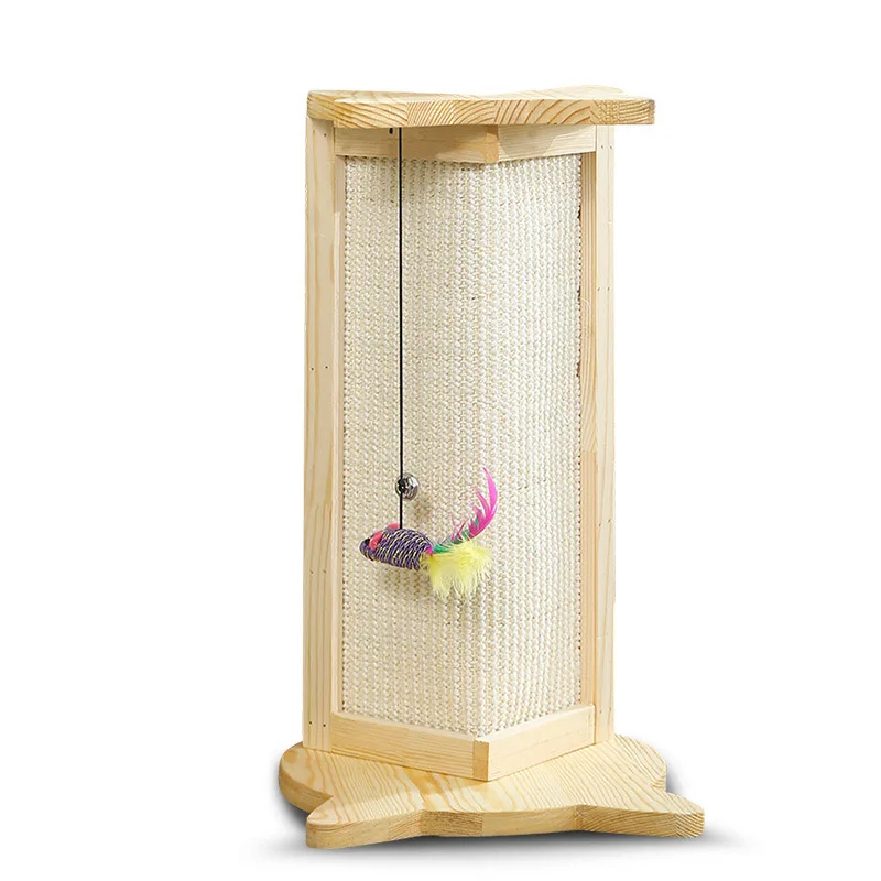 Natural Non-toxic Sisal Hemp Cat Scratcher Board Sofa and Furniture Protecting Sisal Scratching Can Leaning Against The Wall