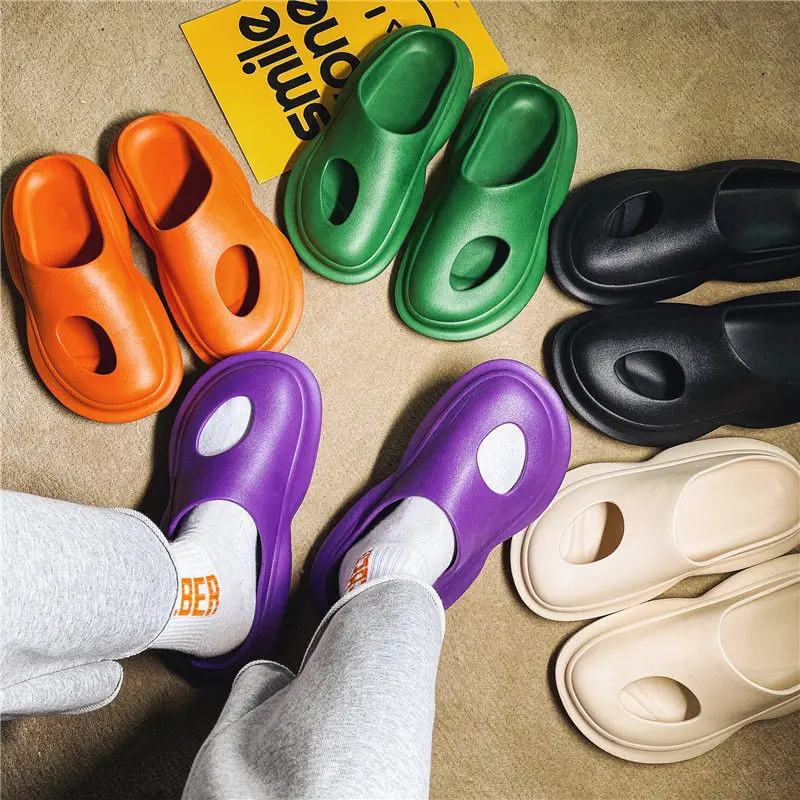 Custom Logo2021new Summer Sandals For Men Women Slippers Outdoor Wading Shoes Slides Flip Flops Large Size 45 Garden Clogs Shoes