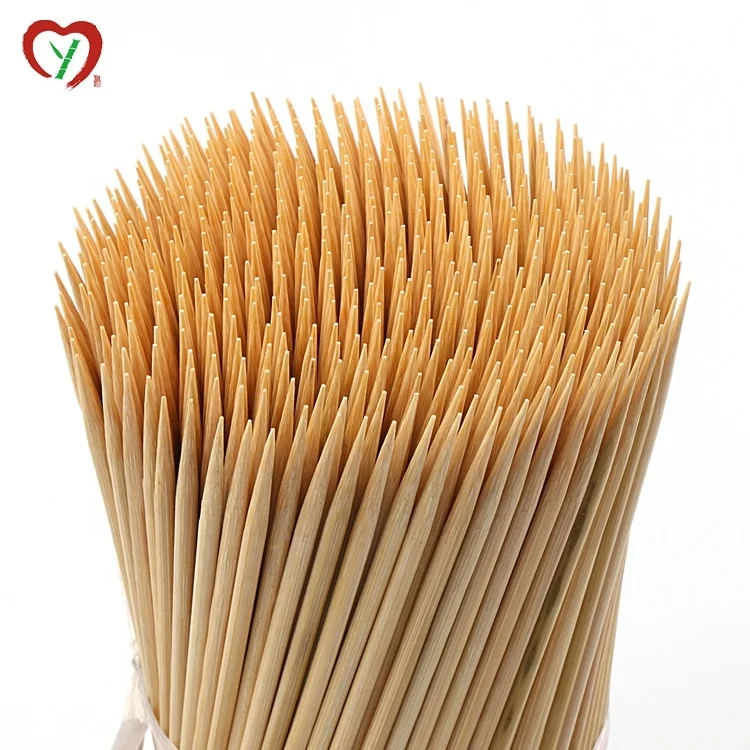 2022 Wholesale Eco-friendly BBQ Bamboo Skewers for summertime