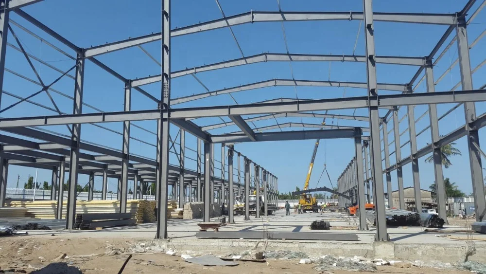 Light steel structure warehouse Small aircraft flight test warehouse