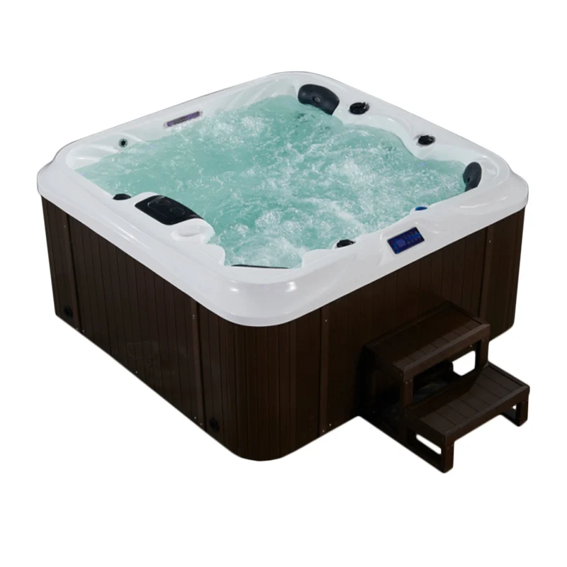 Big Massage bathtub spa outdoor whirlpool 6 person swim Hydromassage Hot Tub with Thermostatic heating bath