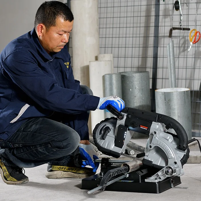 Wood Cutting Machine Factory Price Portable Saw Mill Table Saw Band Saw 114mm Metal 60~102m/min 45*45mm 1140*13*0.65mm