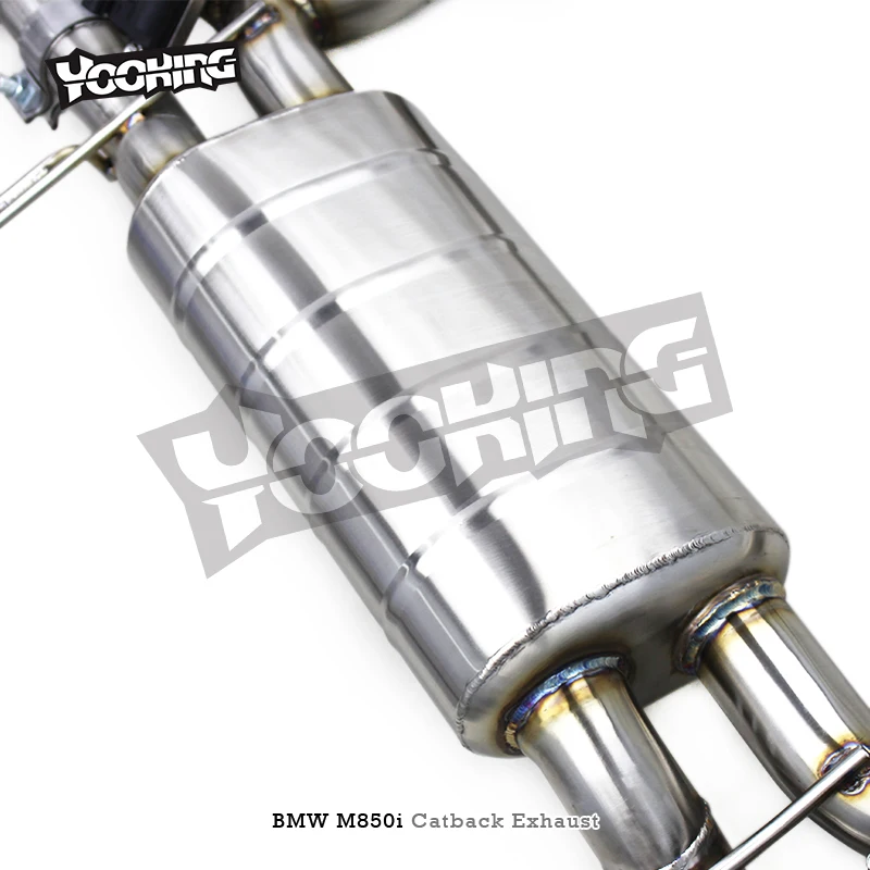 Выхлопной глушитель ODM SS304 для BMW M850 M850i Alpina B8 G14 G15 G16 4.4TT 2019-2023 стальная выхлопная труба Catback