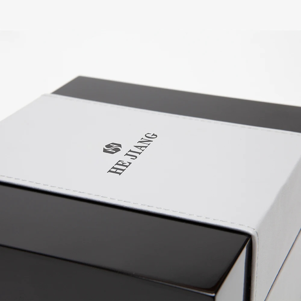 Customized LOGO PU Leather Watch Box Sale Luxury Single Leather Wooden Watch Box For Wholesale