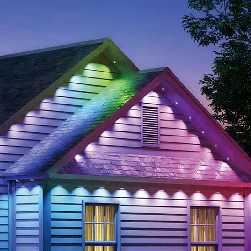 Good Quality LED Pixel Light DC24V RGB RGBW Detachable Point Light Source For Landscape Building with controller