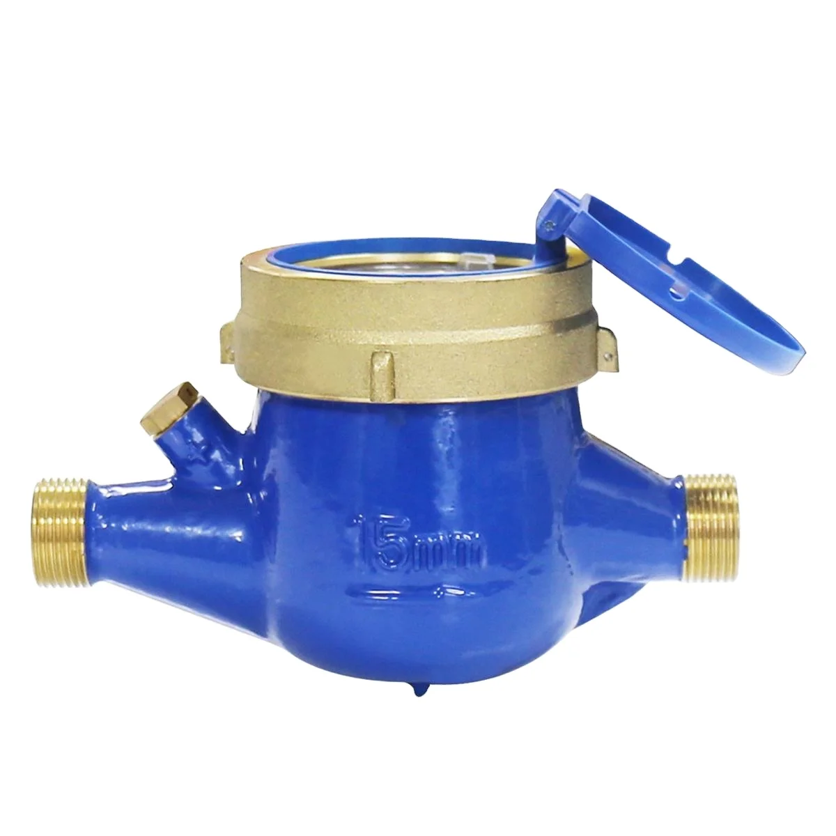 2024 new KRC  Class C Class B DN15-DN40 NPT Thread Flow Water Meter Dry Type Brass Multi Jet Water Meter