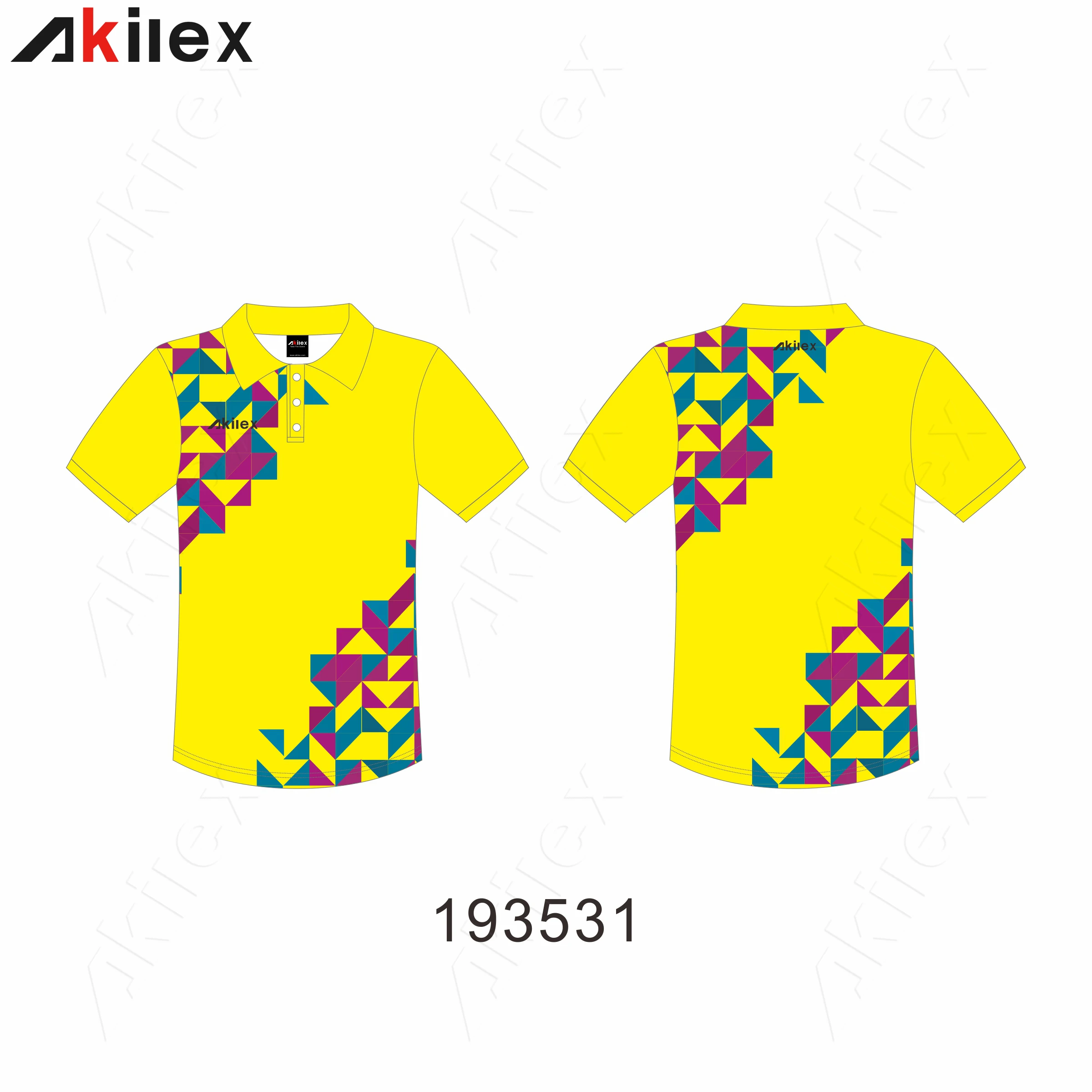 Custom quick dry Sublimation Cheap Color Combination Sports Mens Polo T Shirt Design