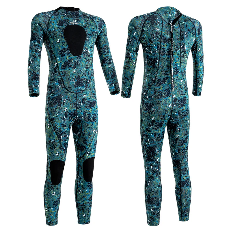 Neoprene 3mm super elastic camouflage full set snorkeling spear fishing diving suit