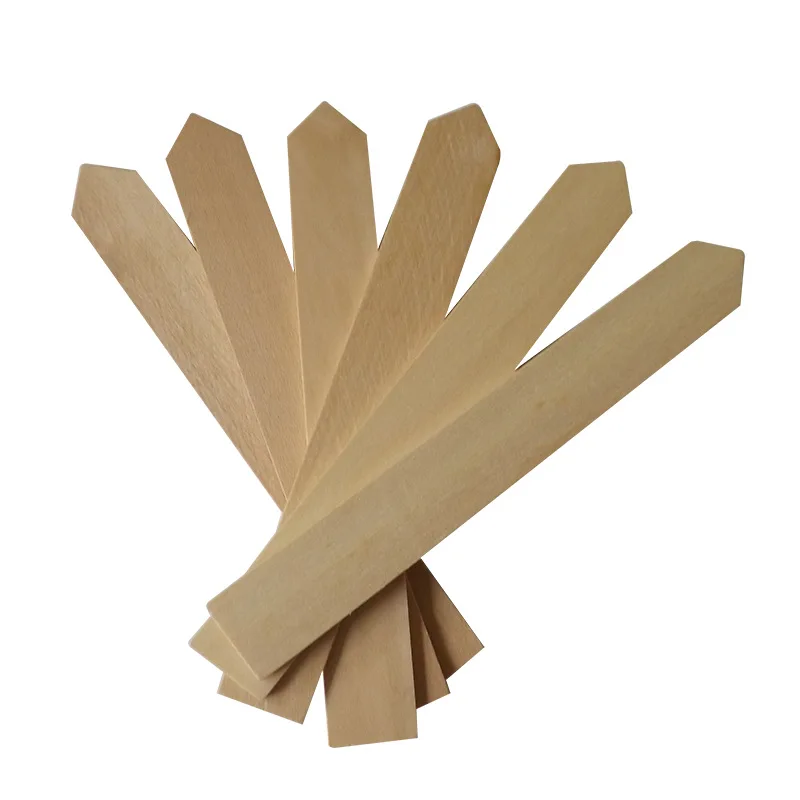 Plant Labels Wooden Plant Tags Waterproof Nursery Garden Labels Markers Plants Sign Stakes Sticks