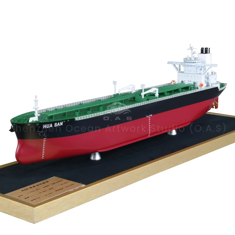 O.A.S  Factory Model Customized 65cm HUA SAN Oil Ship Model Making Beautiful Souvenir Gift for Shipping
