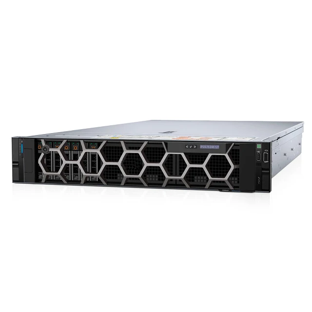 Del R860 4U rack server  new style enterprise server 64G ddr5 rams nvme SSD 8*2.5bays with gold 6418H cpu R860 server