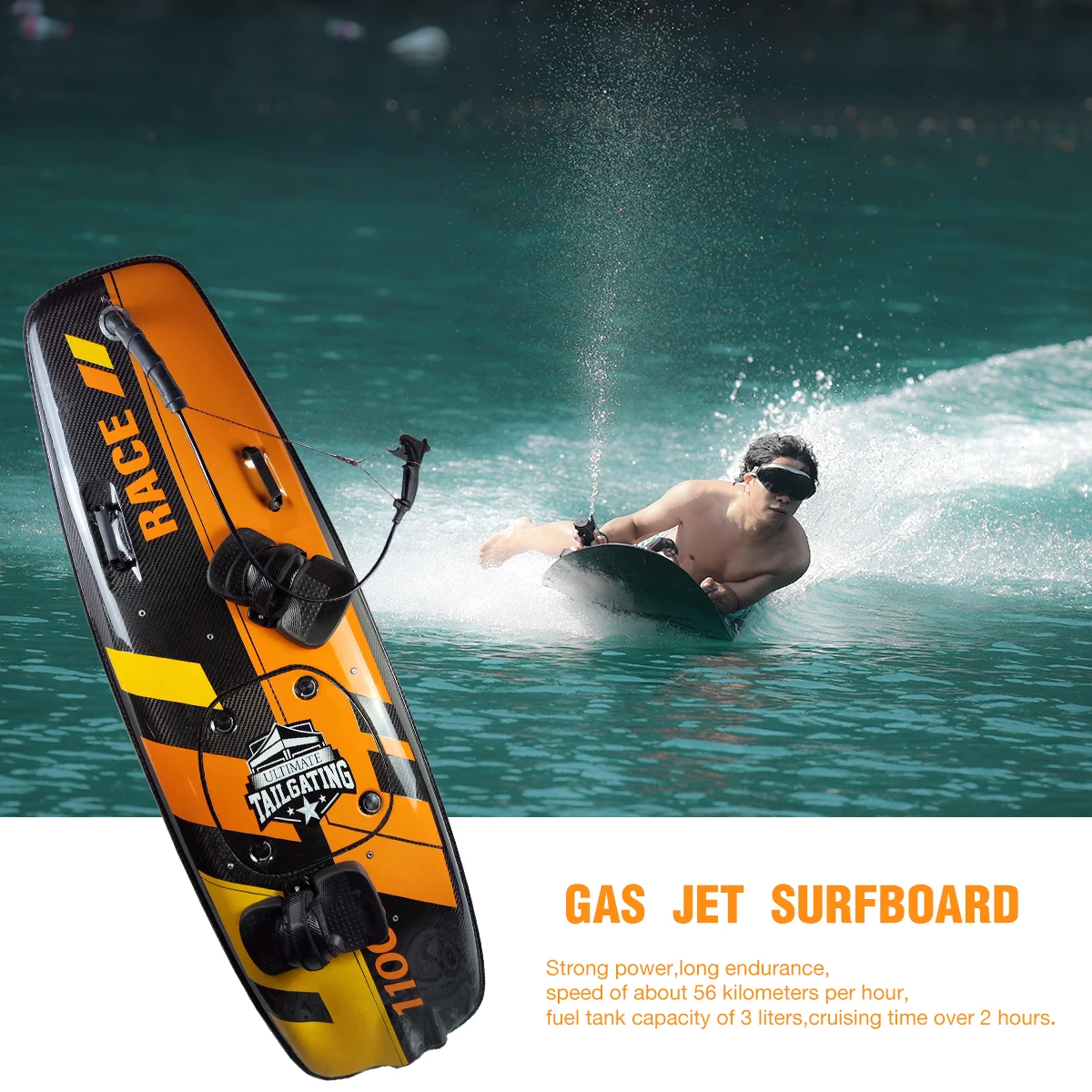 Petrol Engine Motorized JetBoard Jet Board Full Carbon Fiber Jetsurfing Surf Body Skateboard Elektro Kite Fly Surfying Surfboard