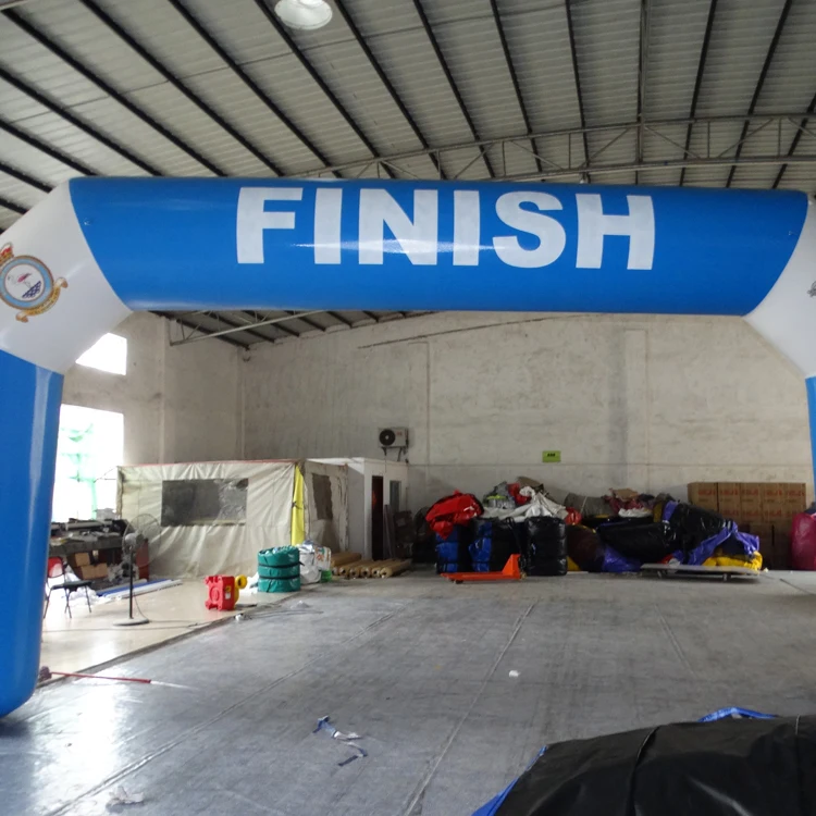 Wholesale Logo Custom PVC Oxfold Cloth inflatable start finish line arch For Sports Events Display