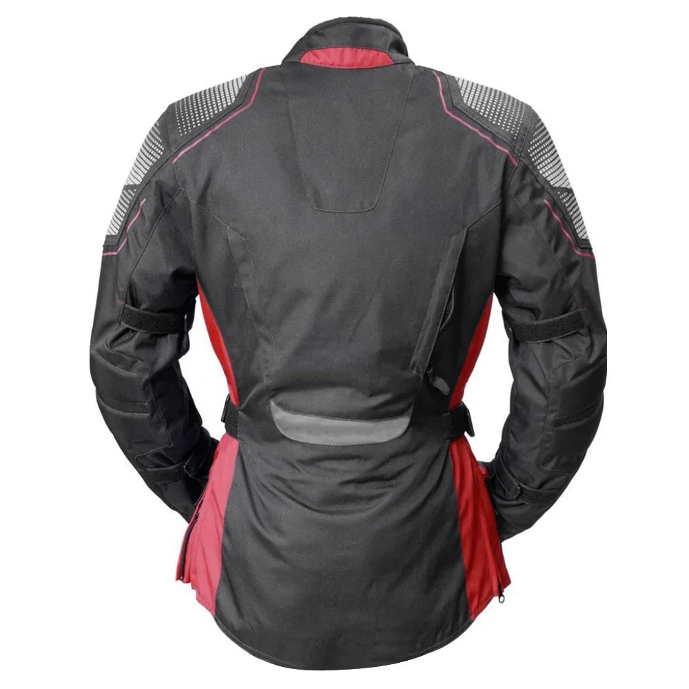Men Motorbike Long Cordura Jacket For Touring Racing Textile Waterproof Men Jacket OEM Sportswear Flame Color Feature