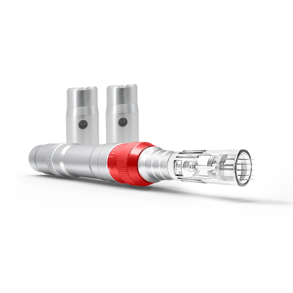 2022 Hot sale titanium microneedling derma roller system electrical auto derma stamp A6 dermapen wireless OEM logo customized