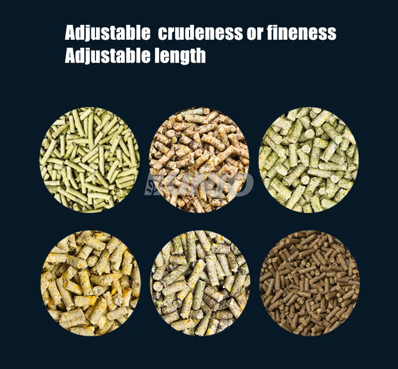 Poultry livestock feed Pelletizer Household Small cattle Chicken Pig Poultry Animal Feed Processing Machines granulator