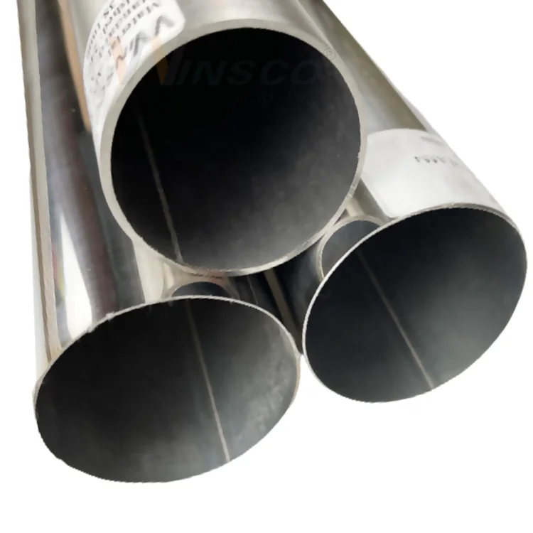 Good Quality Polished Welded ASTM A554 Grade 201 Stainless steel pipe with customized size (1600428148439)