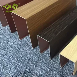 Building Material Decorative Aluminum Baffle Linear Ceiling Profile Square Tube Panel