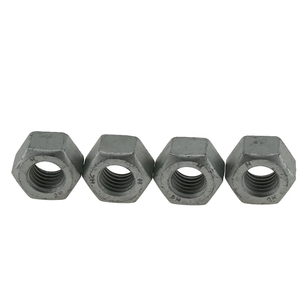 carbon steel hex thread nut / double steel thread nut gr8.8