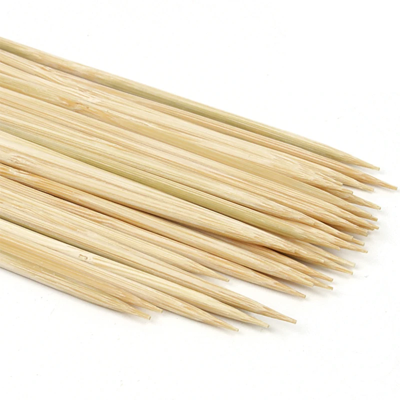 Bamboo skewer 240mm bbq use bamboo wholesale barbecue barbecue china barbeque stick barbeque fruit skewer stick bamboo skewer