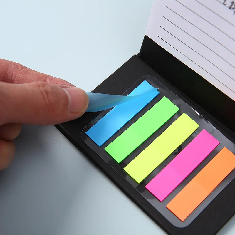 2023 Eco-friendly Custom Logo Printing Spiral Notepad Sticker Cheap Promotional sticky Notepad With Pen Set