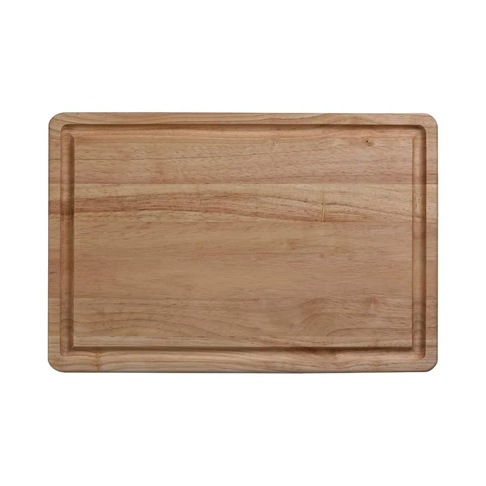 Customized LOGO Acacia Wooden Serving Board Thick Wooden Chopping Board Camphor Cutting Board For Food Service