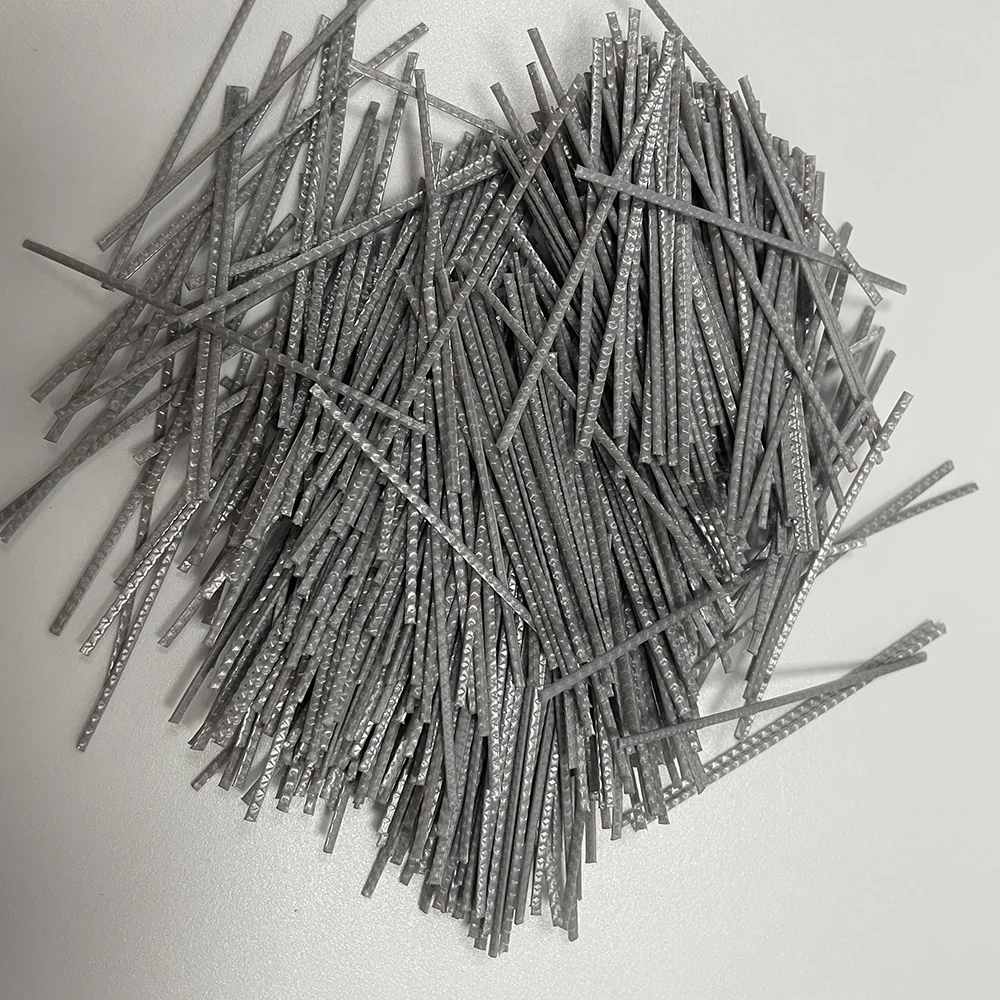 Briture CE Certified Synthetic PP  Macro fiber Embossed For Shotcrete And Concrete Engineering