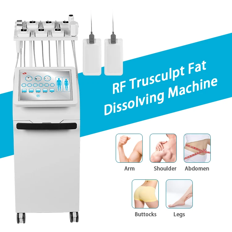 10 in 1 Monopolar Rf Radio Frequency Cellulite Body Contouring 3d Rf Slimming Trusculpt Id And Flex Machine Skin Tightening