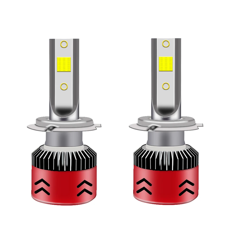 Светодиодные фары Raych S6 LED H1 H3 H7 H11 80 Вт 8000lm COB светодиодные противотуманные 9005 HB3 9006 HB4 автомобильное освещение