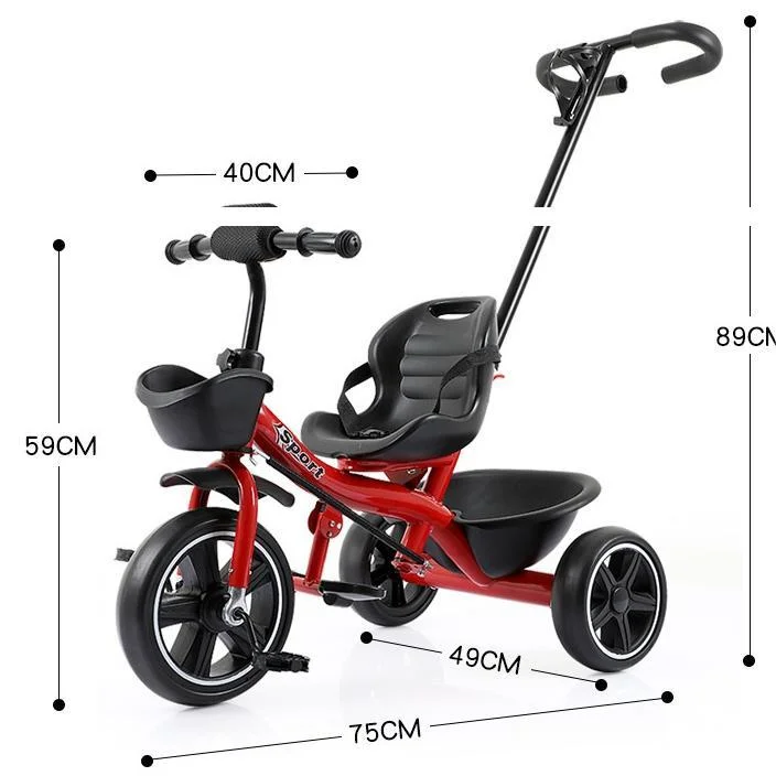 2024 Factory Supplier Tricycle Kids Bike Baby Tricycle Of 3 Wheels China Sale Trike Bike