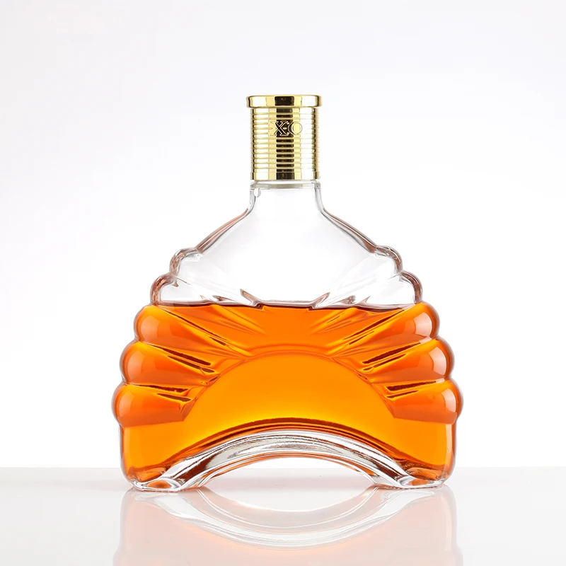 Drink 700ml flint rum wine vodka spirits alcoholic liquor bottle 750ml xo glass bottle whisky 100ml tequila wholesale