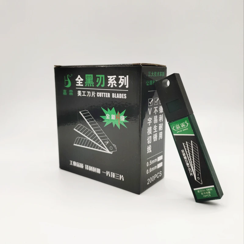 Ultra Sharp Retractable Box Cutter Utility Knife Blade 18mm Width Carbon Steel Stainless blade