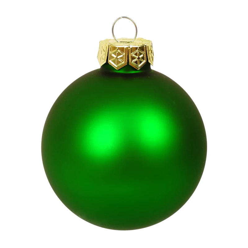 0mm 8pcs silver Christmas glass ball ornament