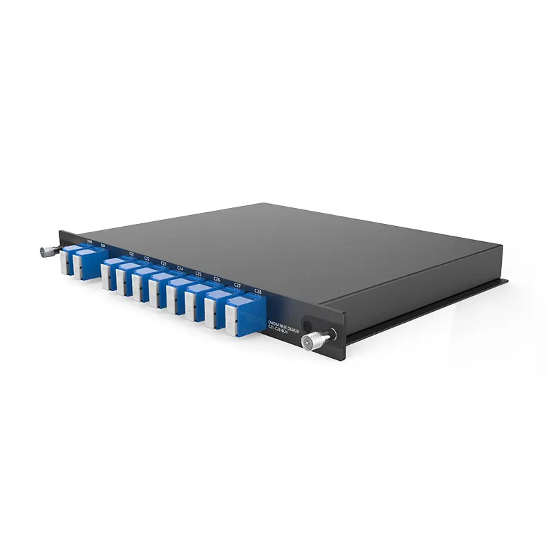 DWDM LGX Подключаемый модуль 8 каналов Mux Demux 100 ГГц с монитором расширением и портом 1310 нм двухволоконный LC/UPC