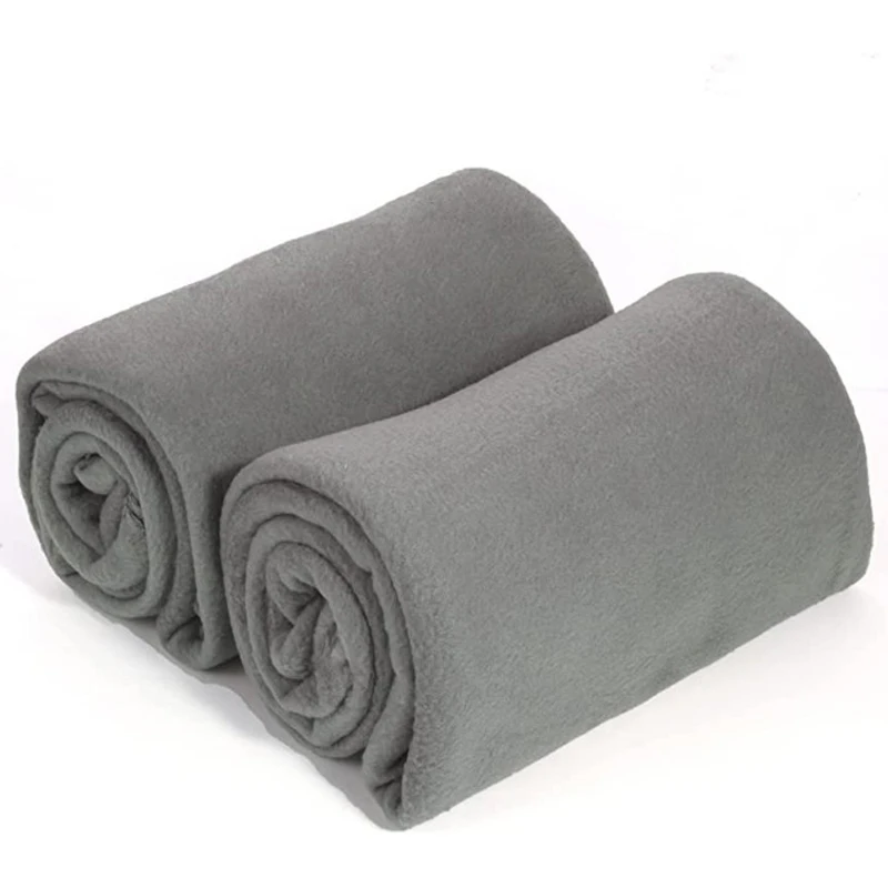 China promotional woolen acrylic blanket good price and quality