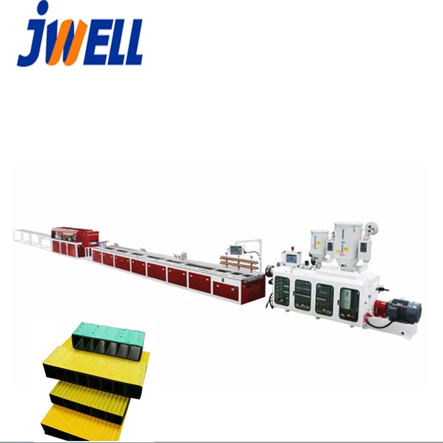 HDPE with recycle scrap Plastic ocean pedal panel extrusion machine line extruder