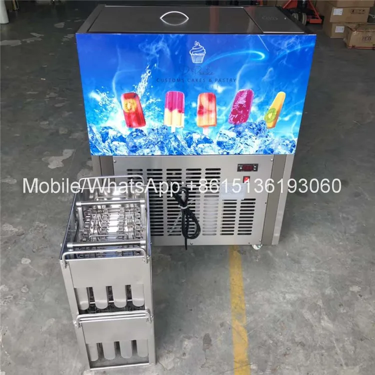 Small refrigerant fluid ice lolly making lollipop popcicle machine
