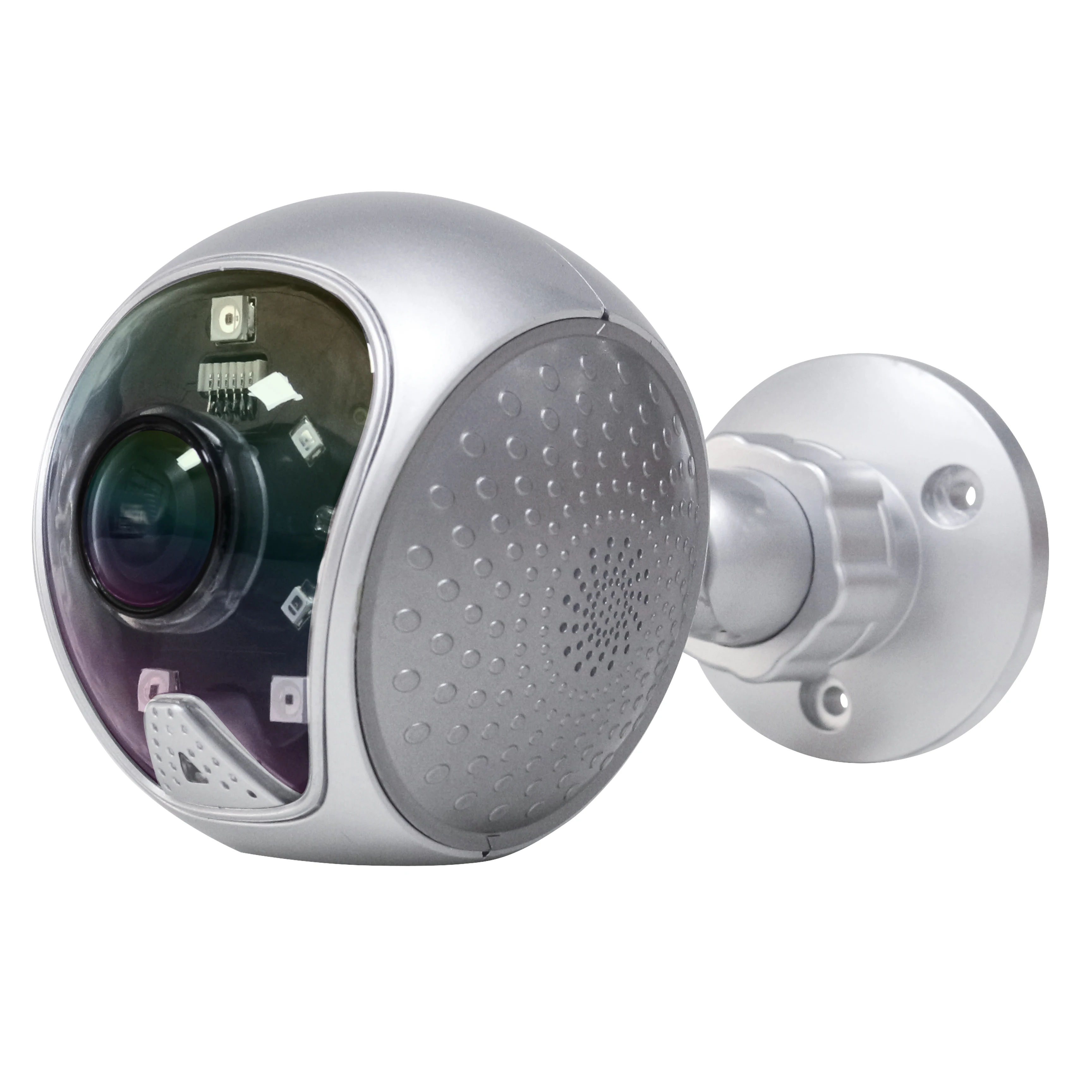 1080P HD outdoor smart home network night vision red and blue flash alarm wireless wifi ip cctv camera