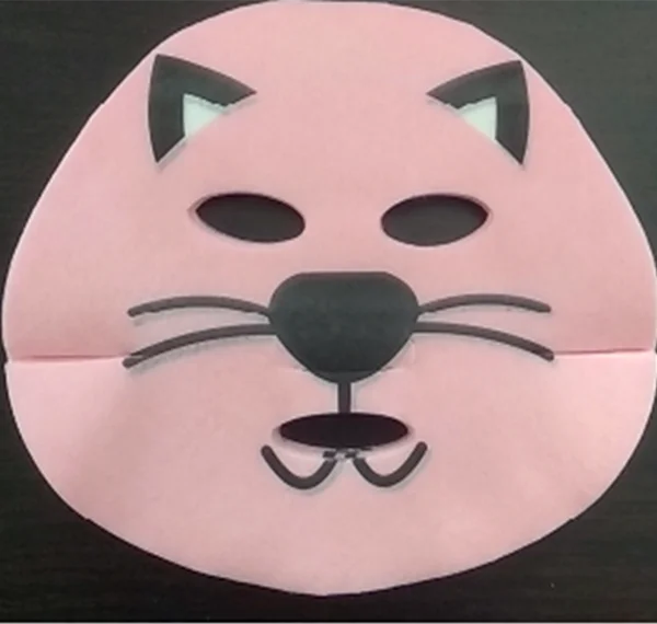 Cost-effective 40gsm animal printing mask dog pattern mask paper mask material facial care products