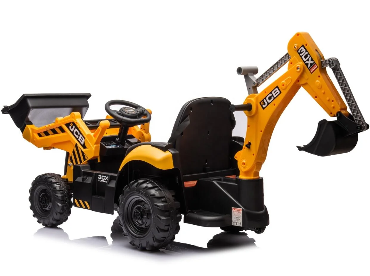 JCB Лицензионная езда на электрическом игрушечном автомобиле детская